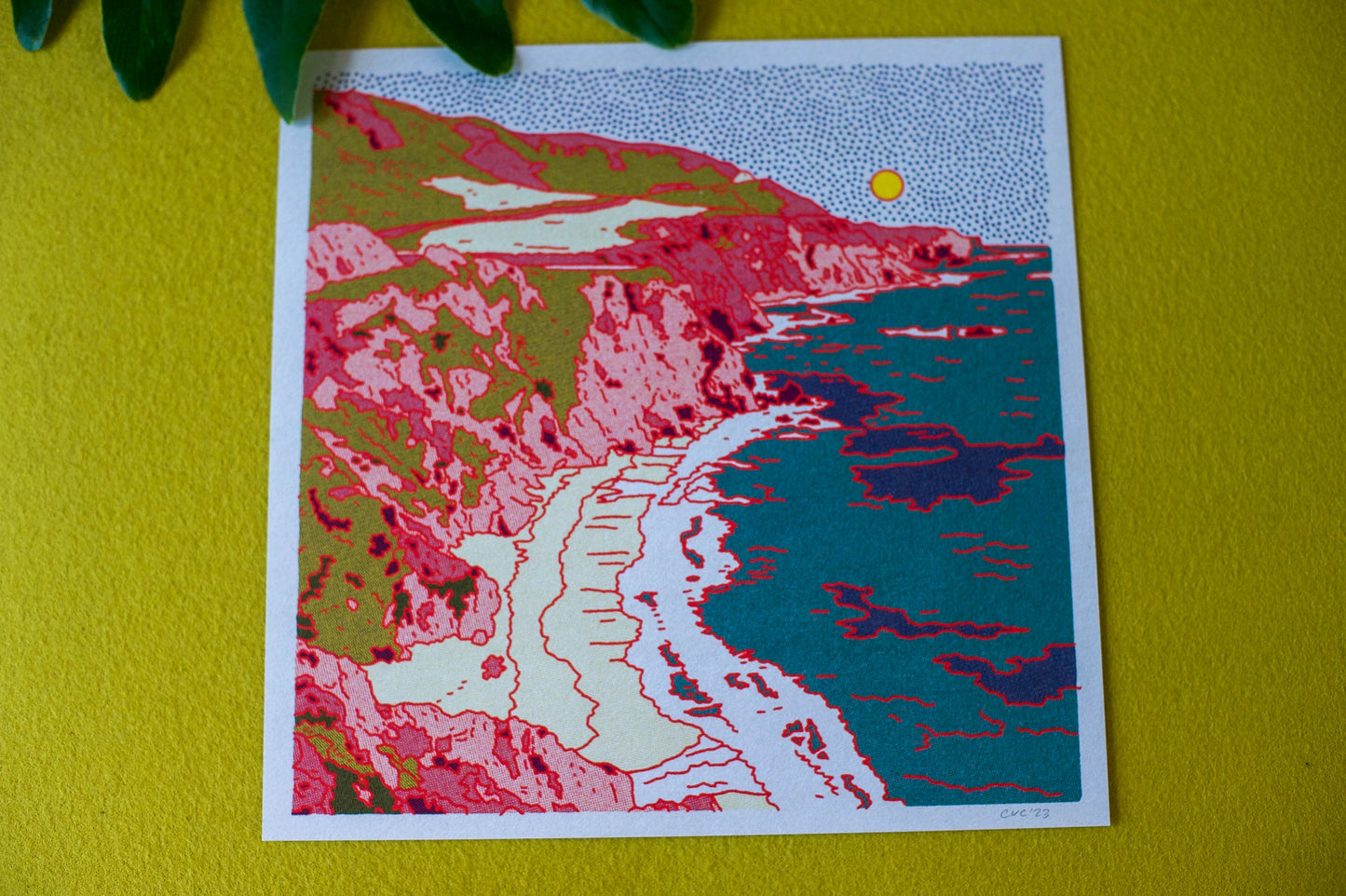 Big Sur Print - 12"x12"