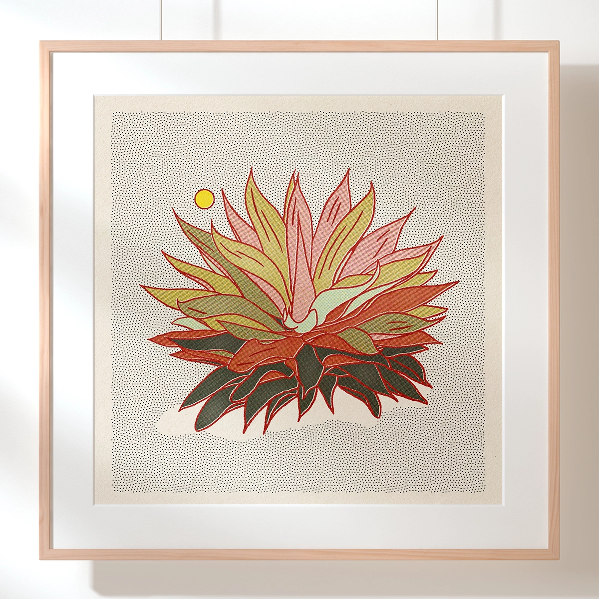 Rainbow Aloe Print - 12"x12" (Copy)