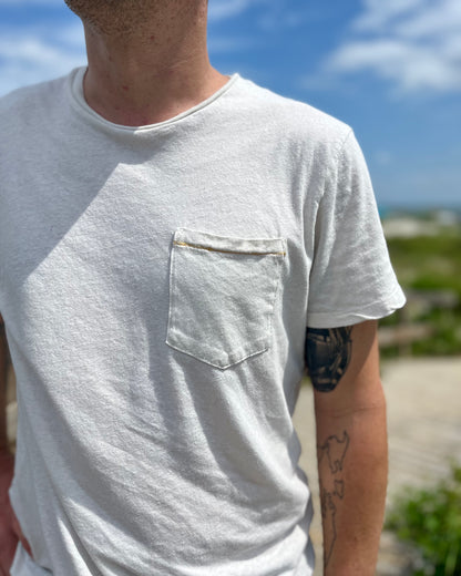 Hemp Pocket Tee - Natural