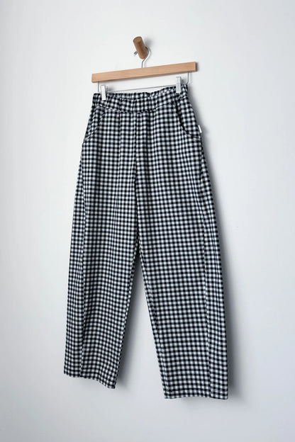 Arc Pant - Navy Gingham