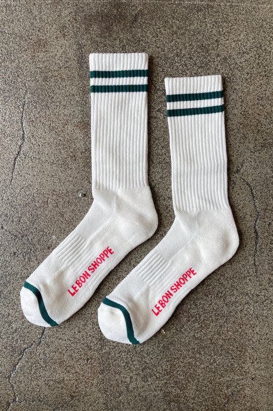 Boyfriend Socks - Parchment