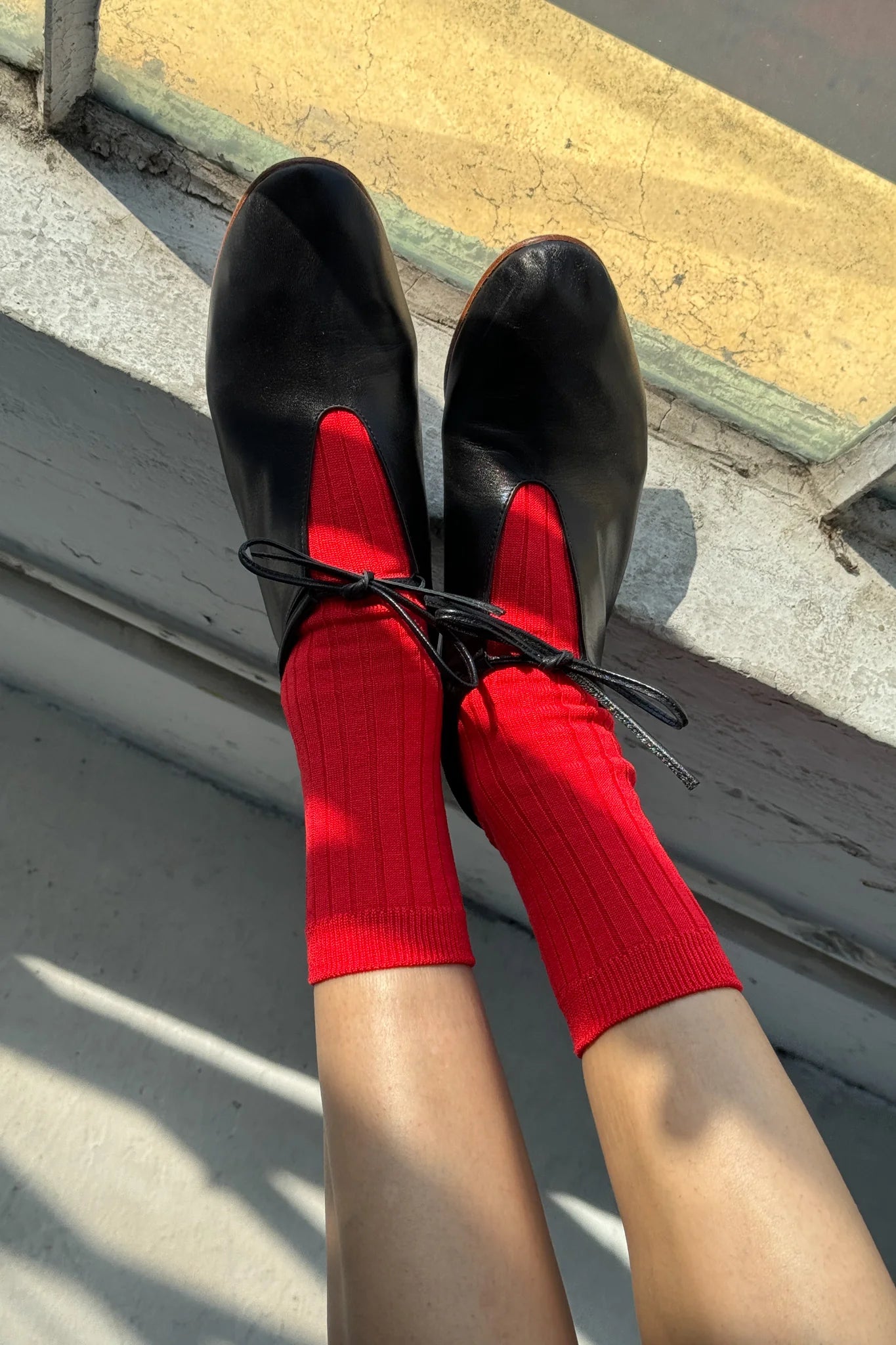 Her Socks (MC Cotton) - Classic Red