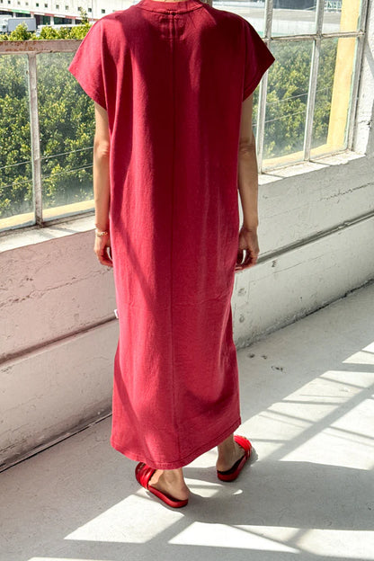 Jeanne Dress - Crayon Red