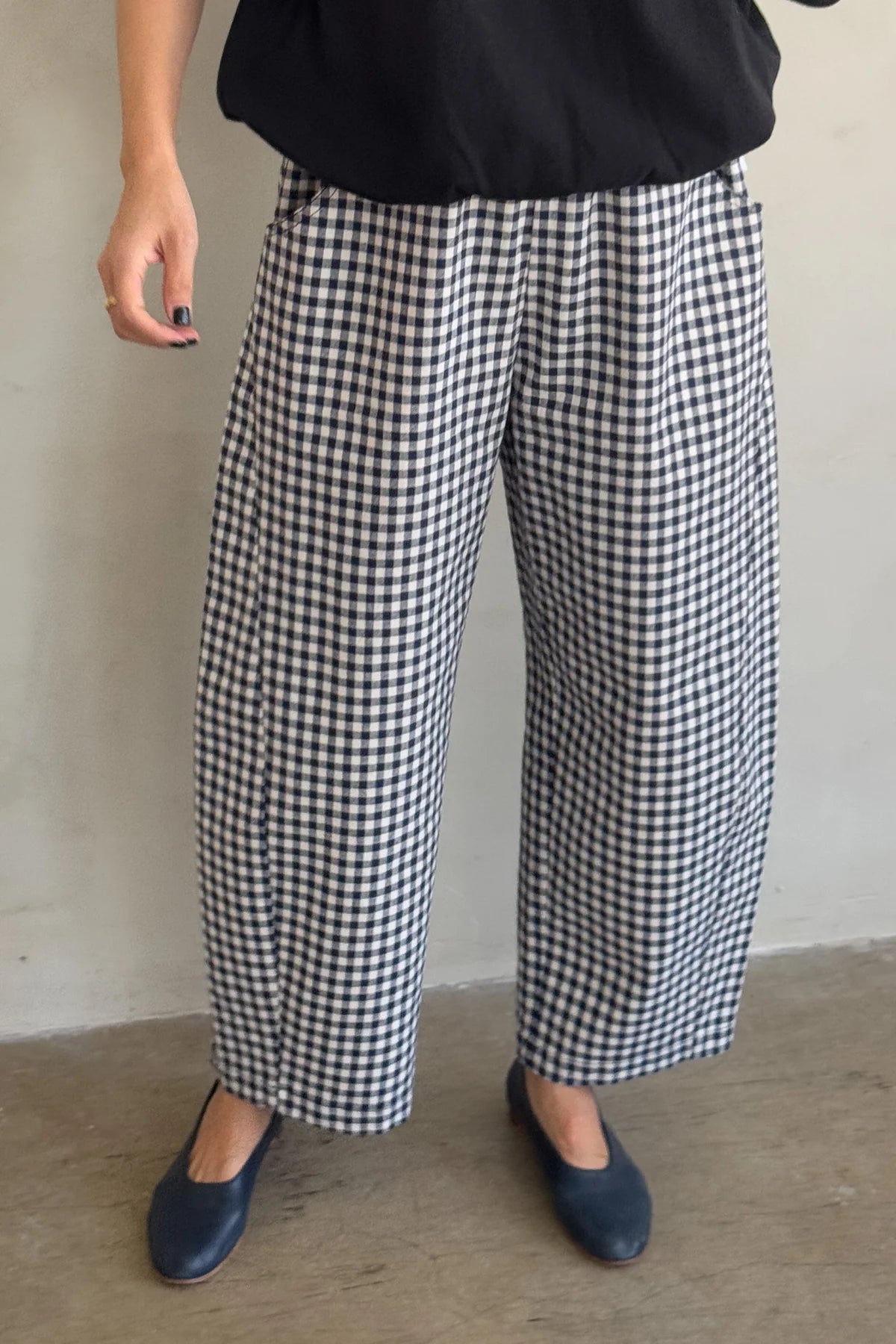 Arc Pant - Navy Gingham