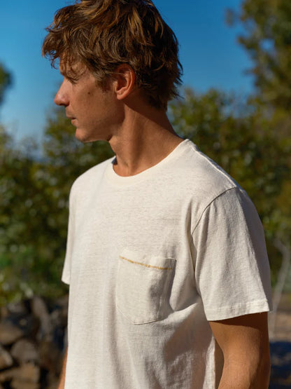 Hemp Pocket Tee - Natural