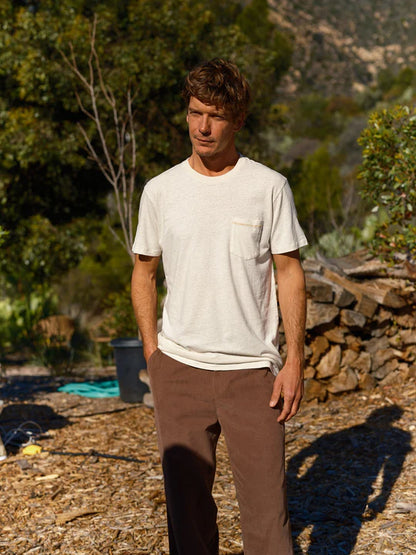 Hemp Pocket Tee - Natural