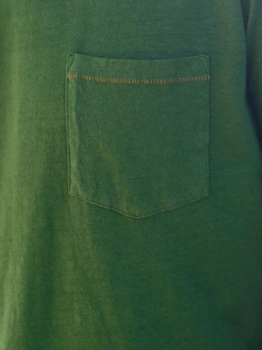 Hemp Pocket Tee - True Green