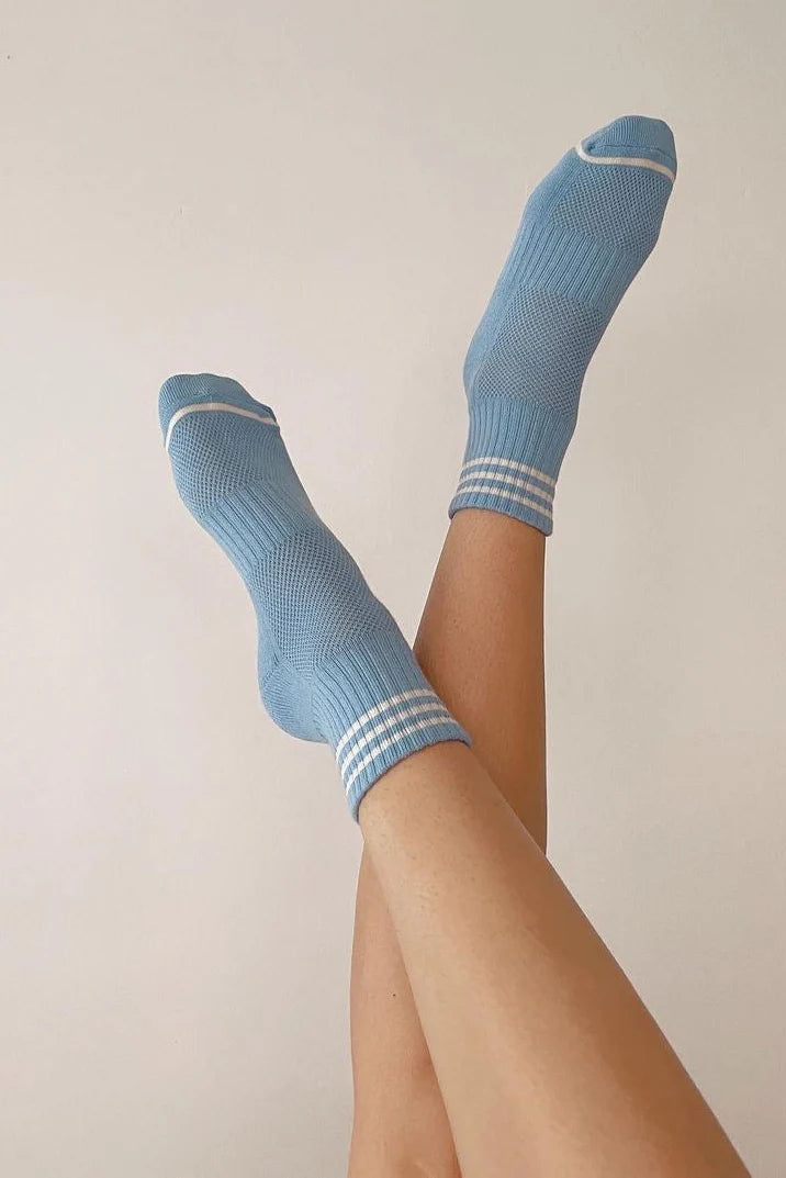 Girlfriend Socks - Parisian Blue